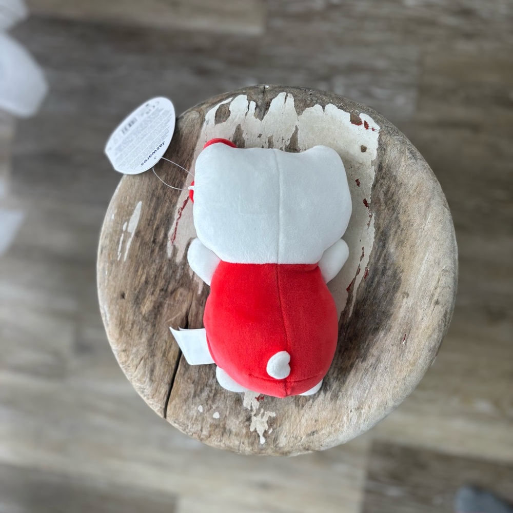 NWT Squishmallows Hug Mees Cute Mini 6” Sanrio Hello Kitty Red Bow‎ Plush 2024 - Picture 3 of 3